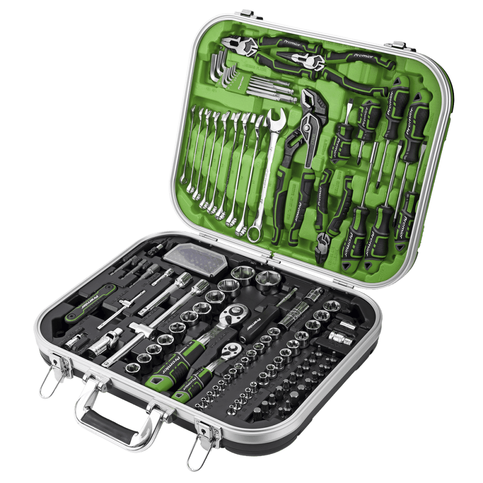 Sealey Mechanic's Tool Kit 144pc Hi-Vis Green Model No- AK7980HV
