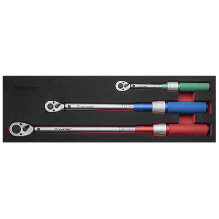 Sealey Torque Wrench Micrometer Style 3pc Set Model No- STW900SET