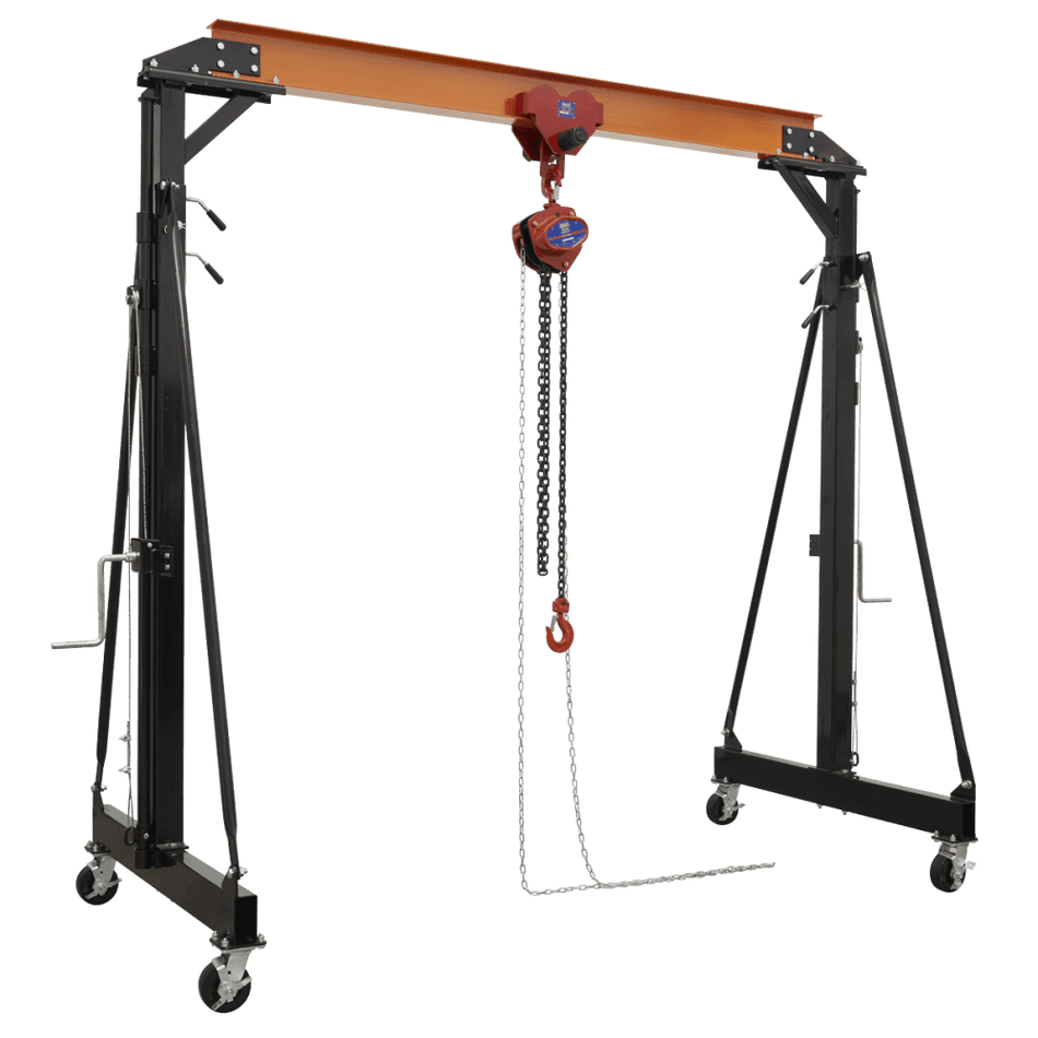 Sealey Portable Gantry Crane Adjustable 2tonne Combo Model No- SG2000KIT