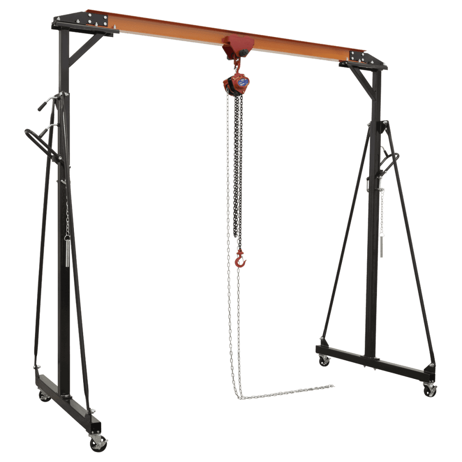 Sealey Portable Gantry Crane Adjustable 0.5tonne Combo Model No- SG500KIT