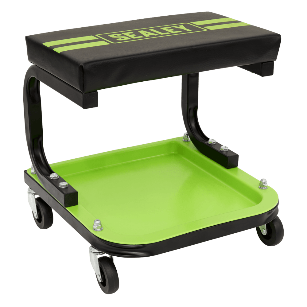 Sealey Mechanic's Utility Seat - Green Model No- SCR9HV