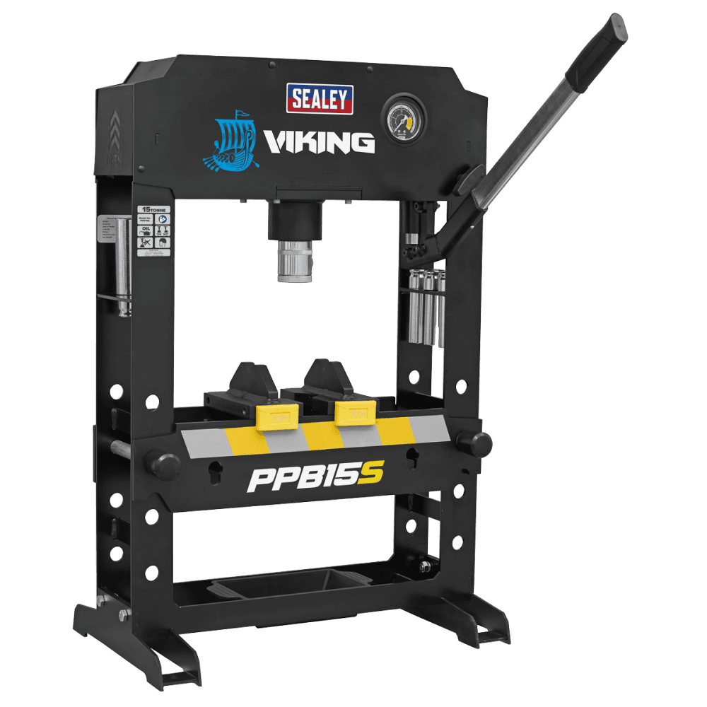 Sealey Viking Hydraulic Press 15tonne Bench Type Model No- PPB15S
