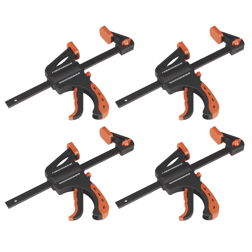 Sealey Ratchet Bar Clamp 150mm 4pc Set Model No- AK61014