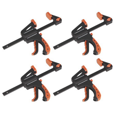 Sealey Ratchet Bar Clamp 150mm 4pc Set Model No- AK61014
