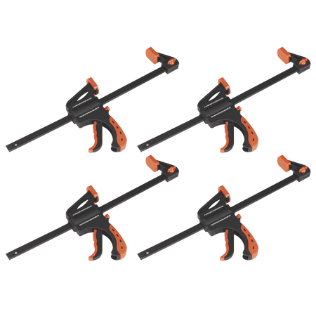 Sealey Ratchet Bar Clamp 300mm 4pc Set Model No- AK61024