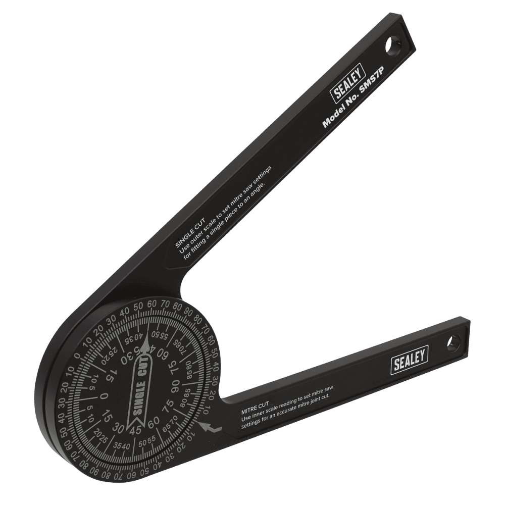 Sealey Mitre Saw Protractor - Aluminium Model No- SMS7P