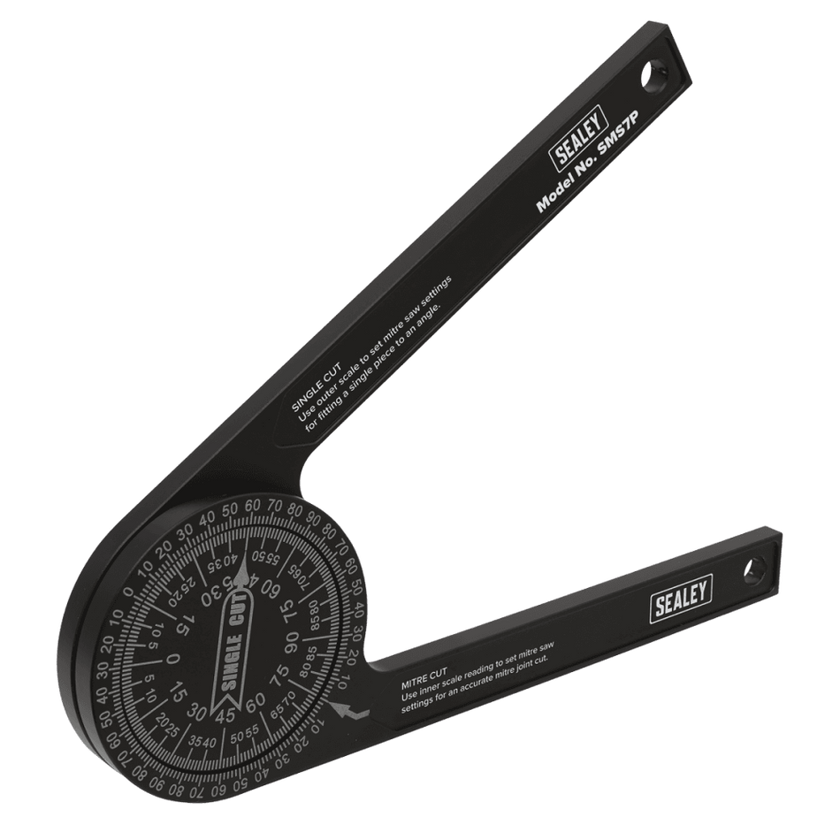 Sealey Mitre Saw Protractor - Aluminium Model No- SMS7P