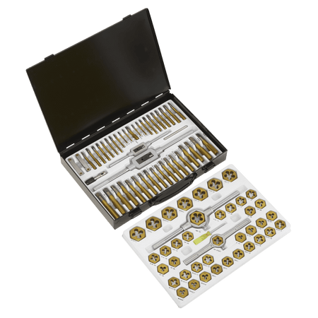 Sealey Tap & Die Set Hexagonal Metric & Imperial 86pc Model No- AK3086HIM