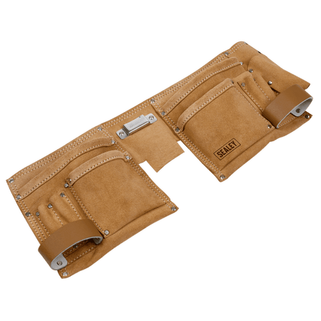 Sealey Double Pouch Leather Tool Belt Model No- STBL01