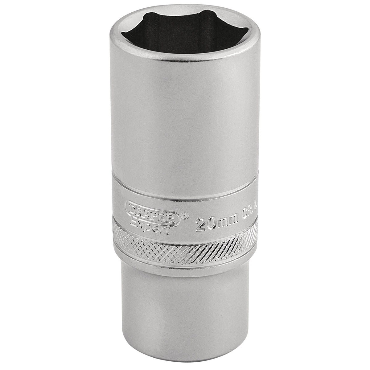 DRAPER 3/8" Square Drive 6 Point Metric Deep Socket (20mm): Model No. DT-MM/MS