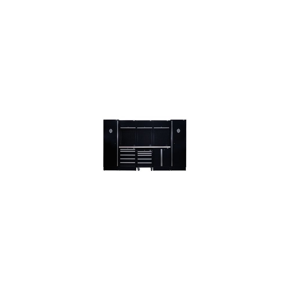 DRAPER BUNKER Modular Storage Combo with Stainless Steel Worktop (16 Piece) Model No. MS400COMBO/16B