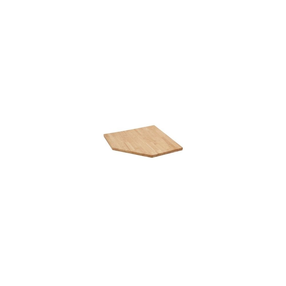 DRAPER BUNKER Modular Hardwood Worktop for Corner Cabinet, 865mm Model No. MS400-RWC