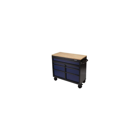 DRAPER BUNKER Workbench Roller Tool Cabinet, 7 Drawer, 41", Blue Model No. B100-41B