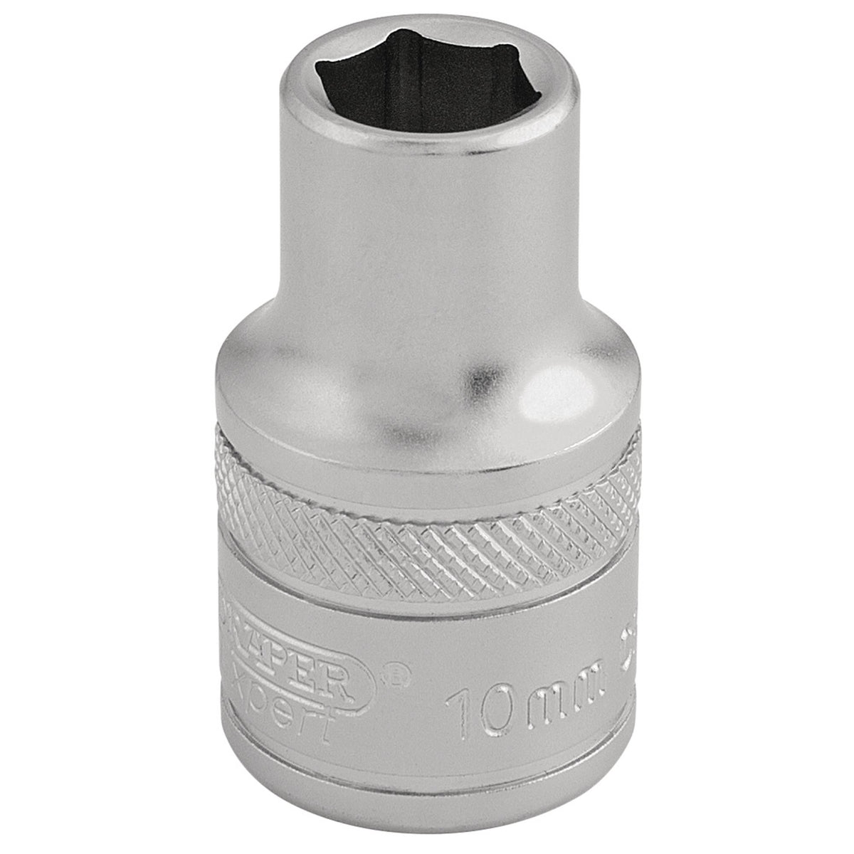 DRAPER 1/2" Square Drive 6 Point Metric Socket (10mm): Model No. H-MM/MS