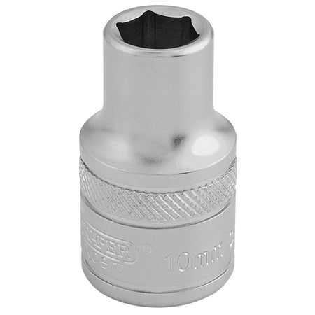 DRAPER 1/2" Square Drive 6 Point Metric Socket (10mm): Model No. H-MM/MS