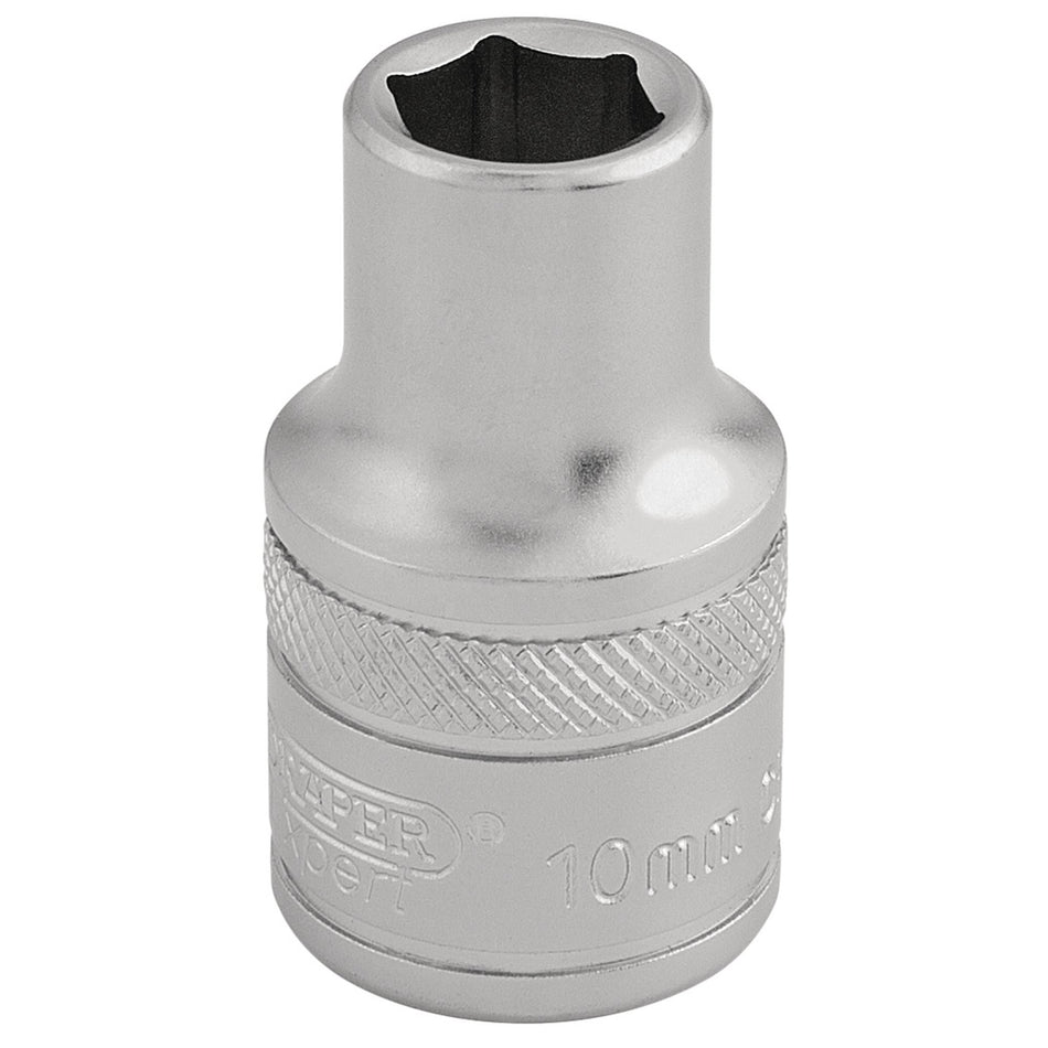 DRAPER 1/2" Square Drive 6 Point Metric Socket (10mm): Model No. H-MM/MS