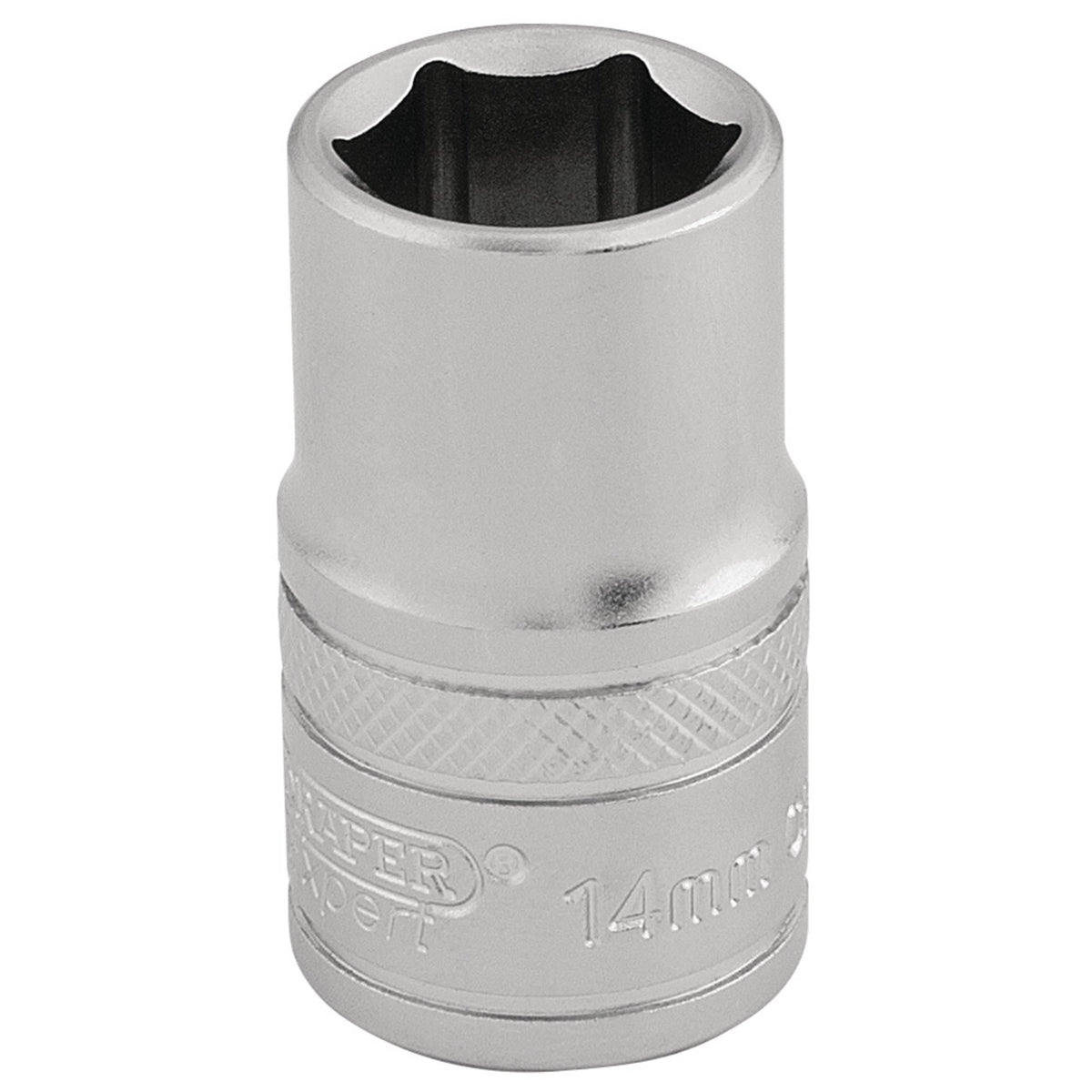 DRAPER 1/2" Square Drive 6 Point Metric Socket (14mm): Model No. H-MM/MS