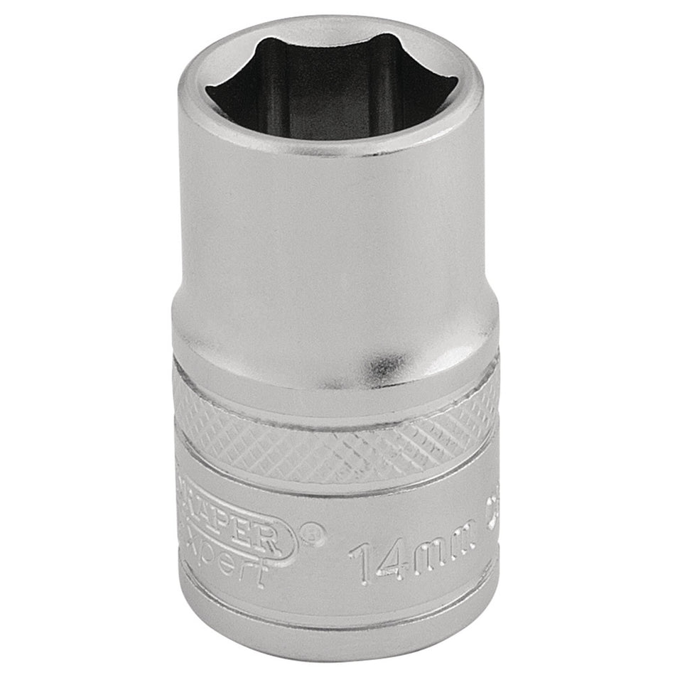 DRAPER 1/2" Square Drive 6 Point Metric Socket (14mm): Model No. H-MM/MS