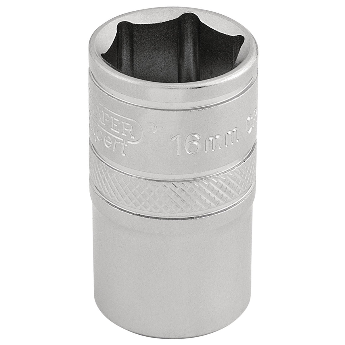 DRAPER 1/2" Square Drive 6 Point Metric Socket (16mm): Model No. H-MM/MS
