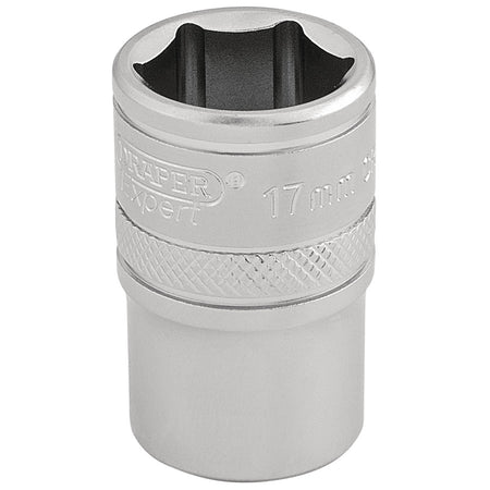 DRAPER 1/2" Square Drive 6 Point Metric Socket (17mm): Model No. H-MM/MS