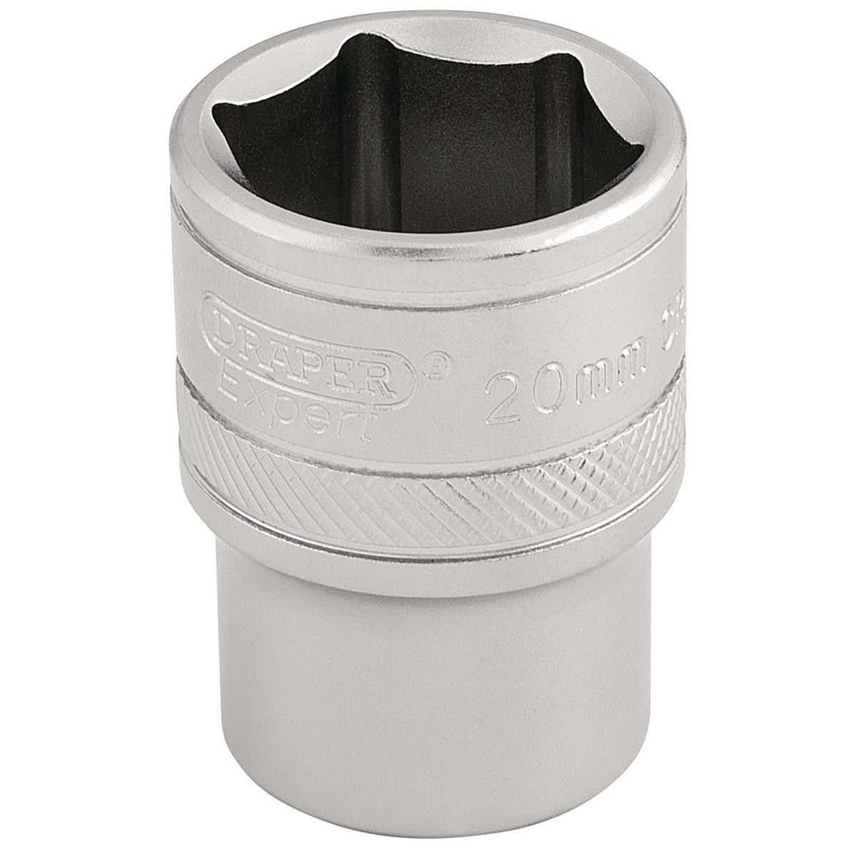 DRAPER 1/2" Square Drive 6 Point Metric Socket (20mm): Model No. H-MM/MS