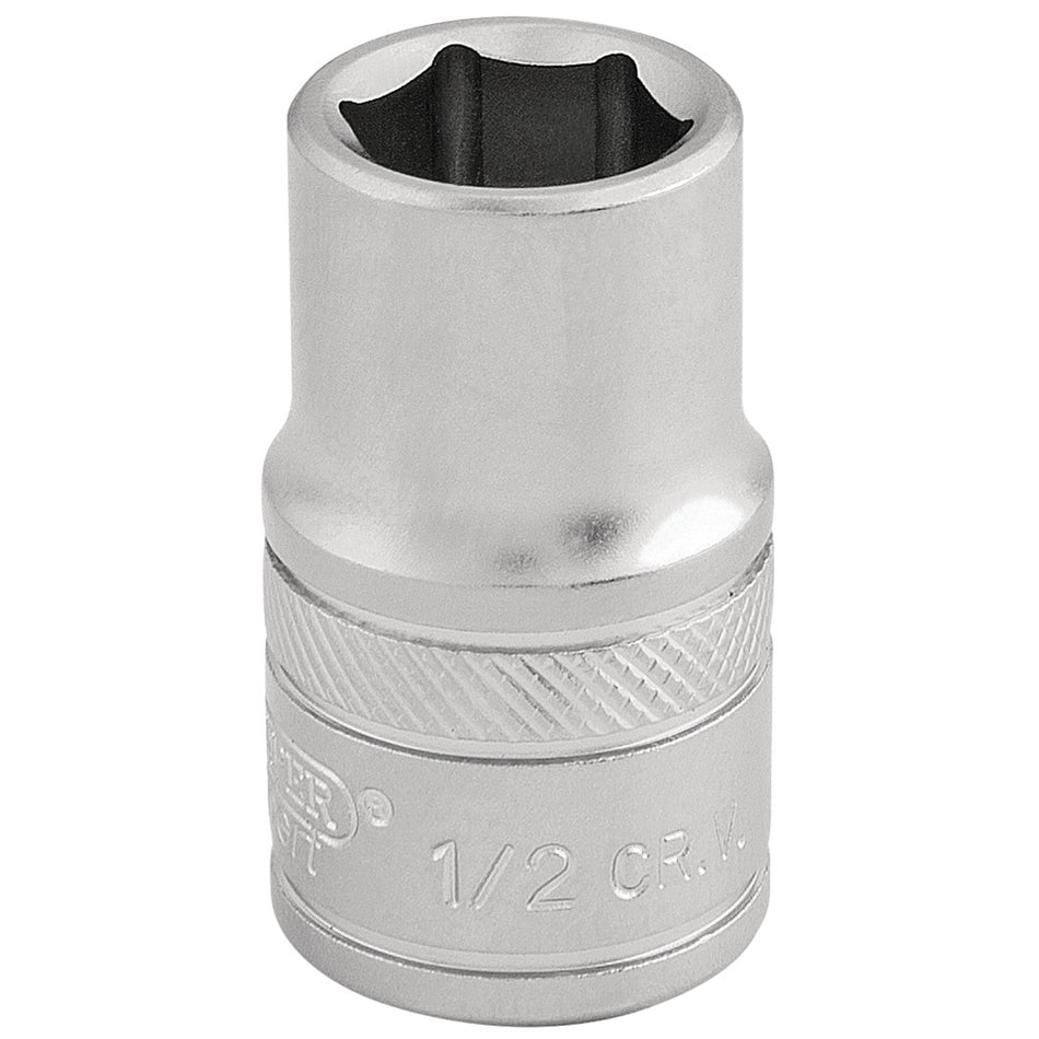 DRAPER 1/2" Square Drive 6 Point Imperial Socket (1/2"): Model No. H-AF/MS