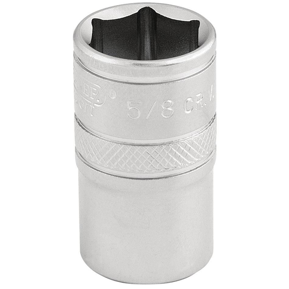 DRAPER 1/2" Square Drive 6 Point Imperial Socket (5/8"): Model No. H-AF/MS