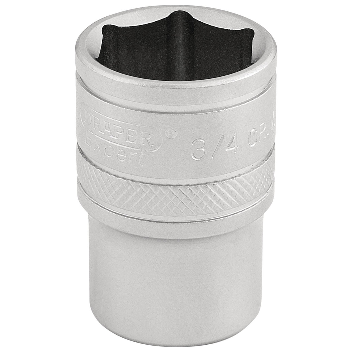 DRAPER 1/2" Square Drive 6 Point Imperial Socket (3/4"): Model No. H-AF/MS