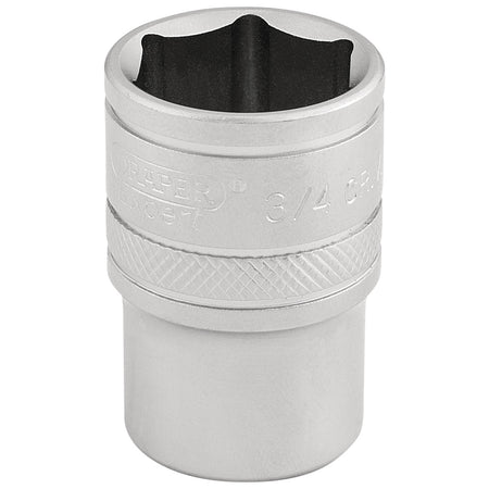 DRAPER 1/2" Square Drive 6 Point Imperial Socket (3/4"): Model No. H-AF/MS