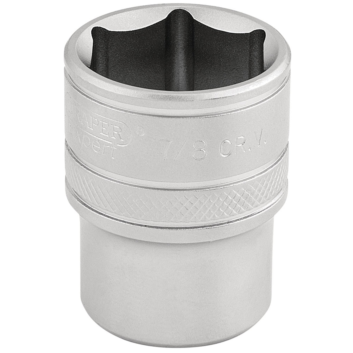 DRAPER 1/2" Square Drive 6 Point Imperial Socket (7/8"): Model No. H-AF/MS