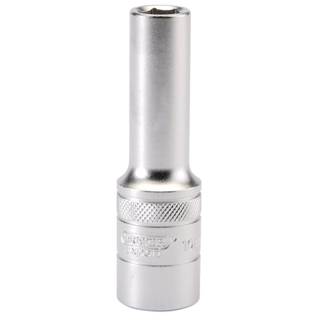 DRAPER 1/2" Square Drive 6 Point Metric Deep Socket (10mm): Model No. HT-MM/MS