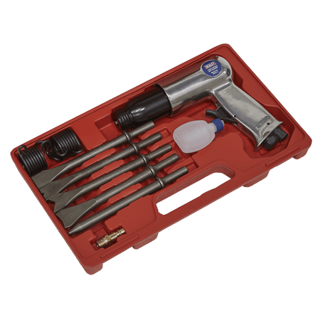 Sealey Air Hammer with Chisels Long Stroke Model No-SA11