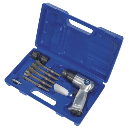 Sealey Air Hammer with Chisels Medium Stroke Model No-SA12/S