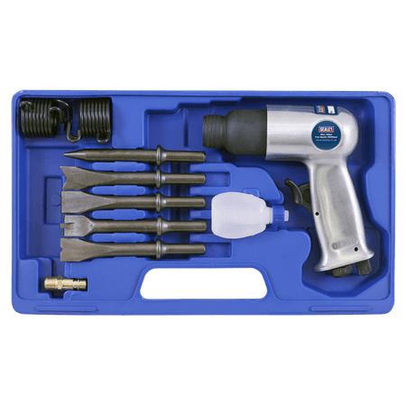 Sealey Air Hammer with Chisels Medium Stroke Model No-SA12/S