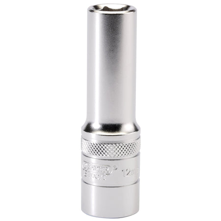 DRAPER 1/2" Square Drive 6 Point Metric Deep Socket (12mm): Model No. HT-MM/MS