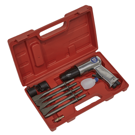 Sealey Air Hammer with Chisels Long Stroke Model No-SA11