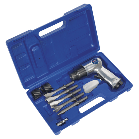 Sealey Air Hammer with Chisels Medium Stroke Model No-SA12/S