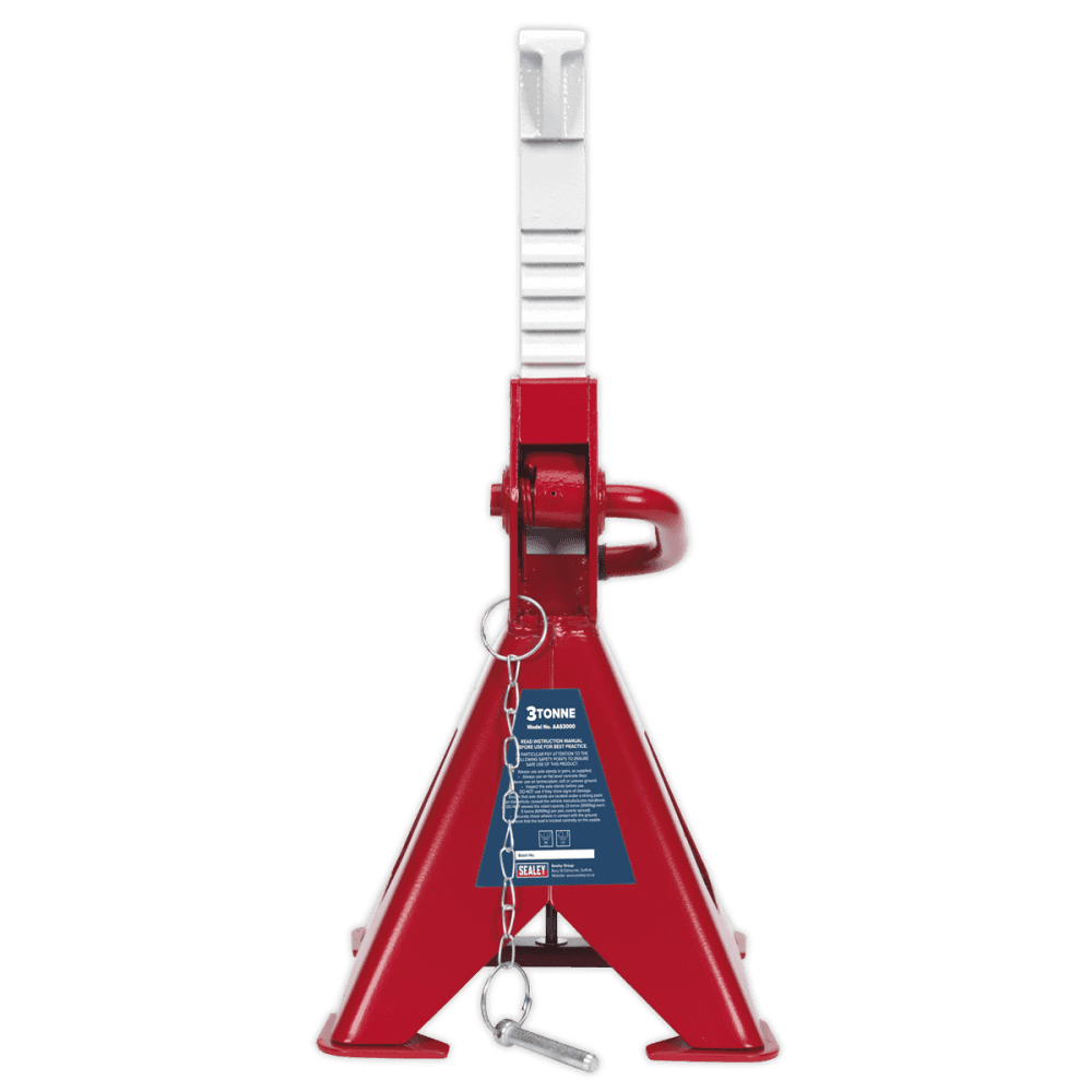 Axle Stands (Pair) 3tonne Capacity per Stand Easy Action Ratchet Model No.-21825