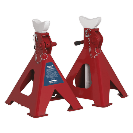 Axle Stands (Pair) 5tonne Capacity per Stand Easy Action Ratchet Model No.-21826
