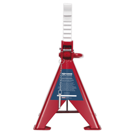 Axle Stands (Pair) 10tonne Capacity per Stand Easy Action Ratchet Model No.-21827