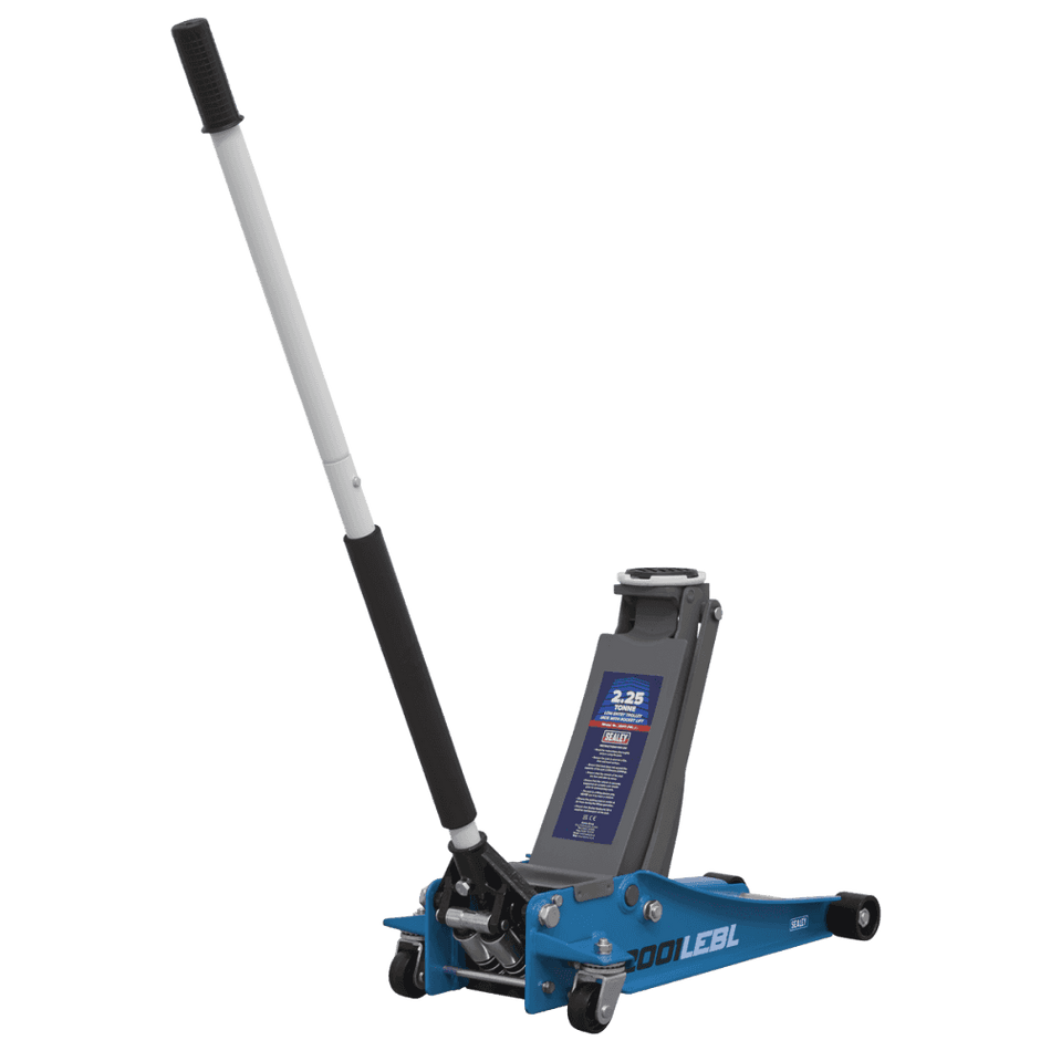 Trolley Jack 2tonne Low Entry Rocket Lift Blue Model No.-21956