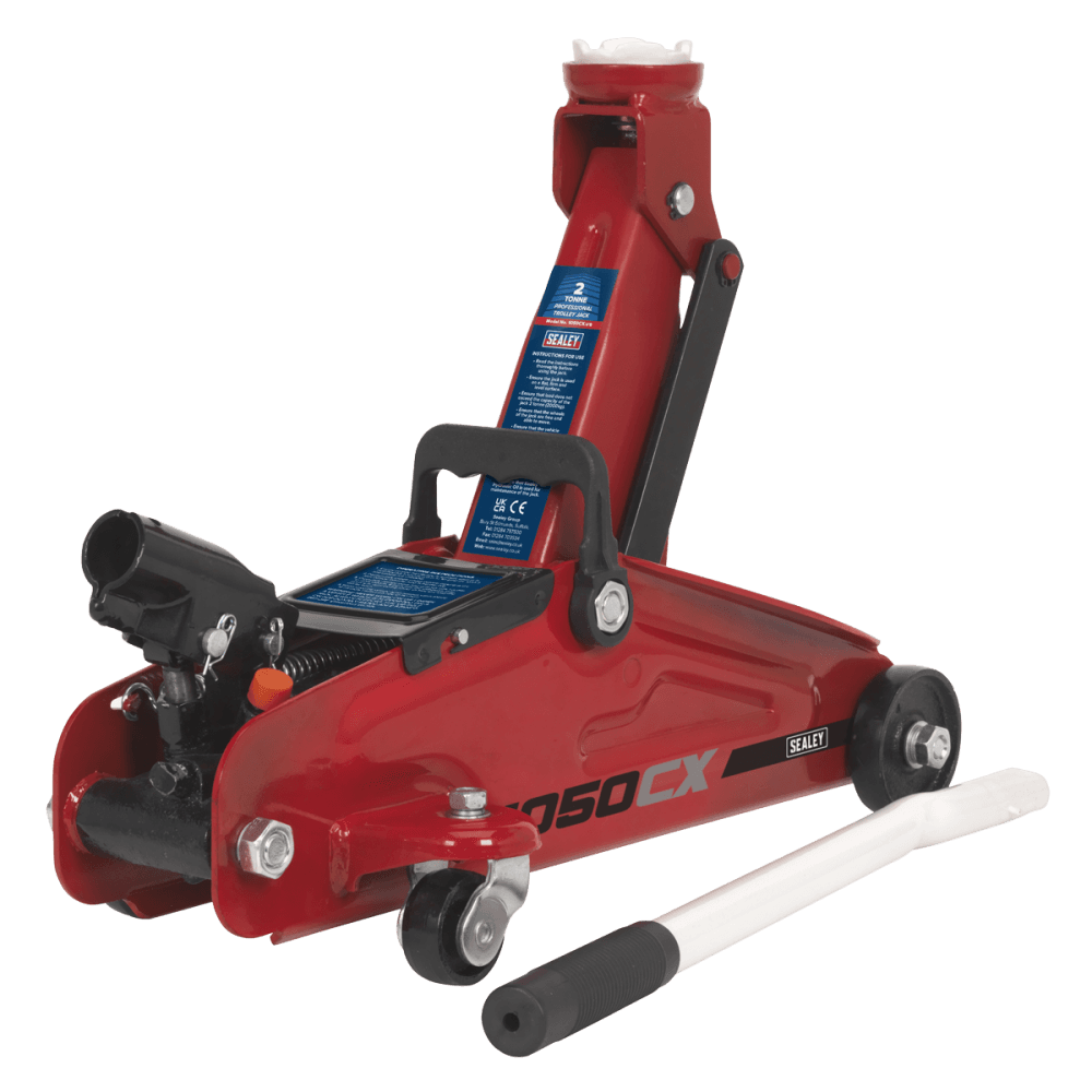 Sealey Trolley Jack 2tonne Short Chassis Model No-1050CX