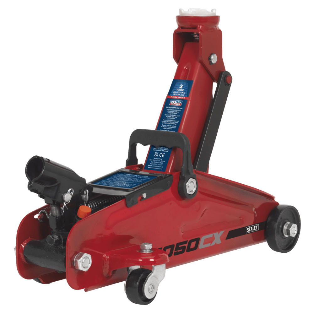Sealey Trolley Jack 2tonne Short Chassis Model No-1050CX