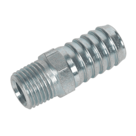 Sealey Screwed Tailpiece Male 1/4"BSPT - 1/2" Hose Pack of 5 Model No-AC40