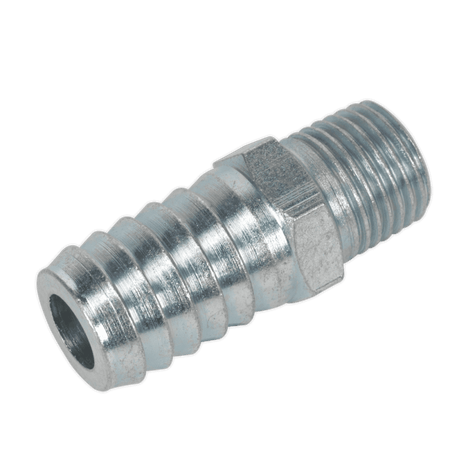Sealey Screwed Tailpiece Male 1/4"BSPT - 1/2" Hose Pack of 5 Model No-AC40
