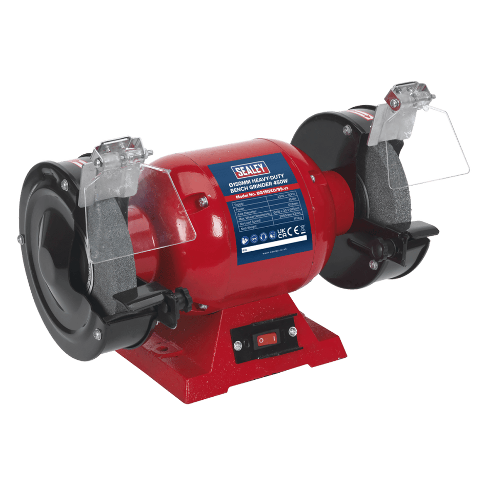 Sealey Bench Grinder 150mm 450W/230V Heavy-Duty Model No-BG150XD/99