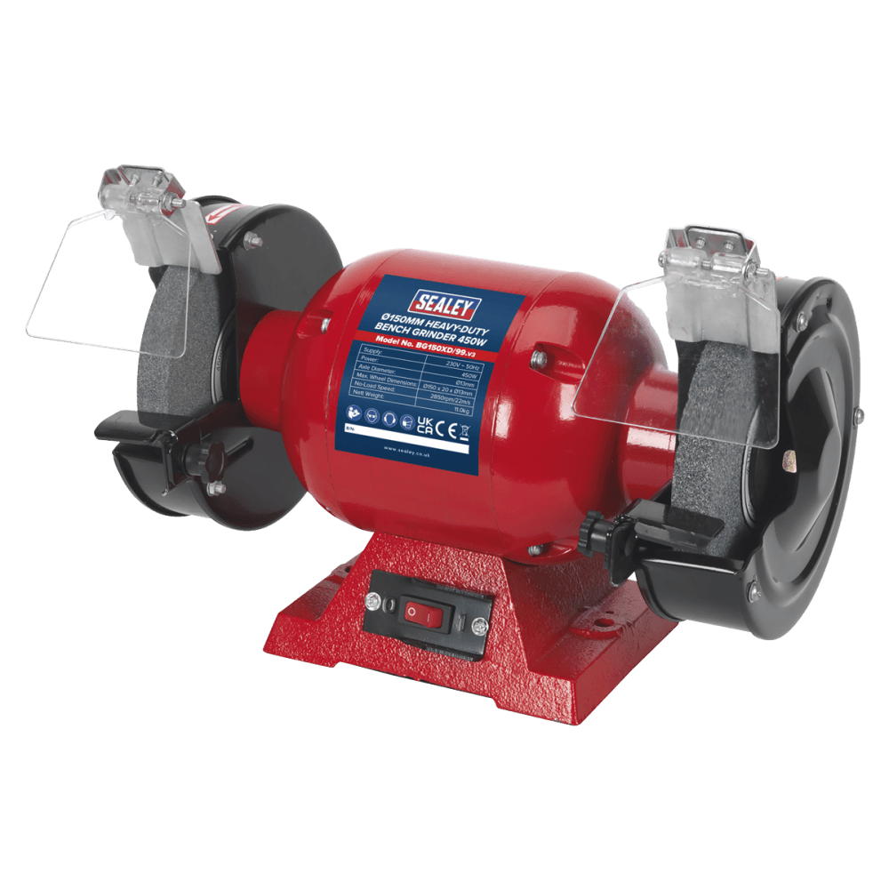 Sealey Bench Grinder 150mm 450W/230V Heavy-Duty Model No-BG150XD/99