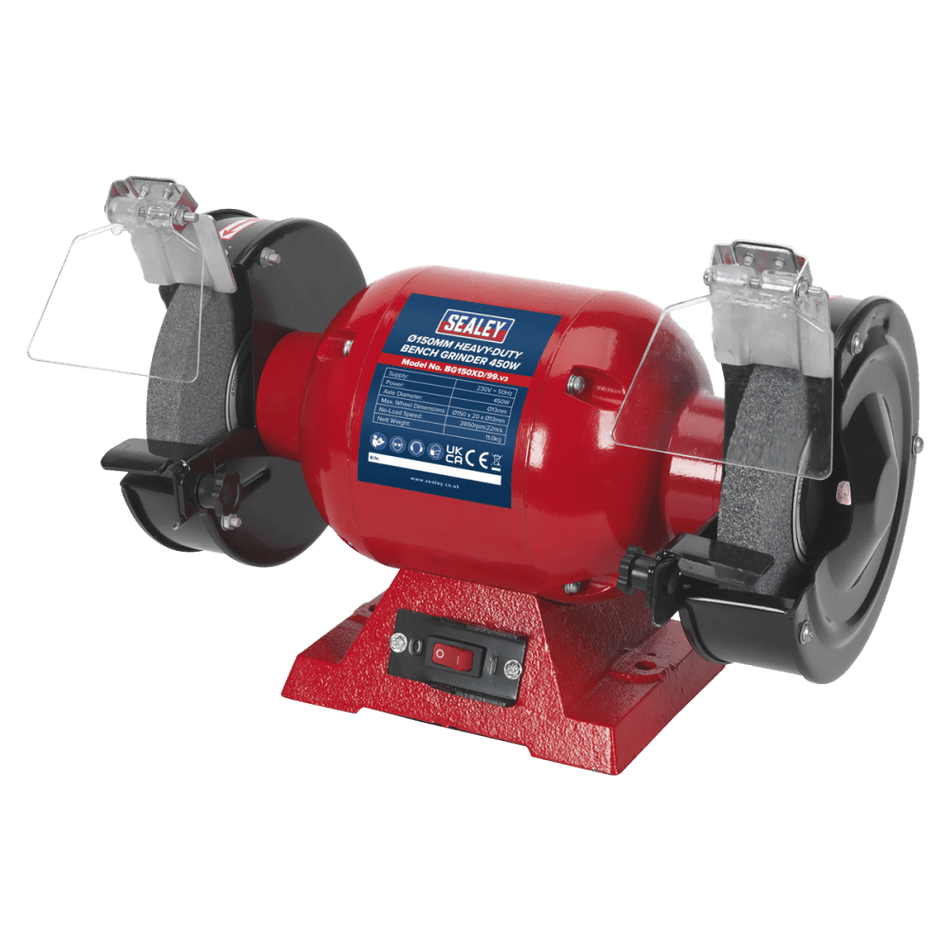 Sealey Bench Grinder 150mm 450W/230V Heavy-Duty Model No-BG150XD/99