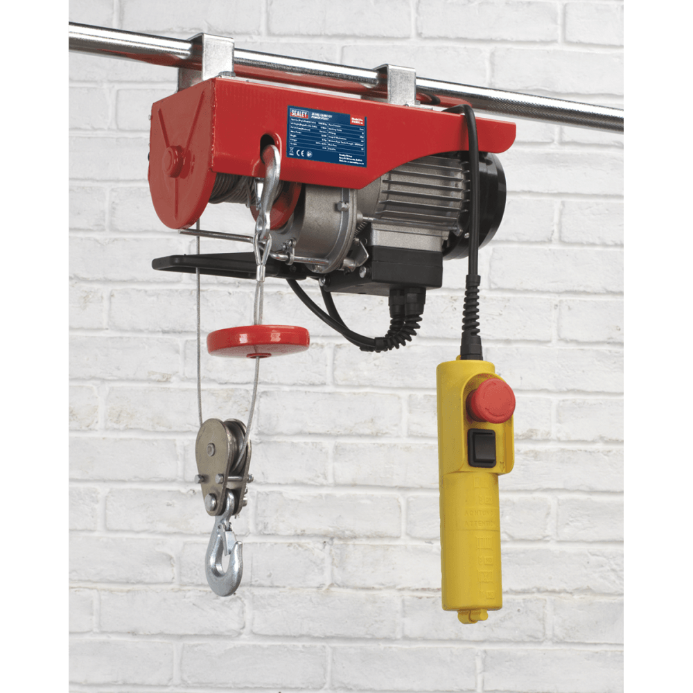 Sealey Power Hoist 230V/1ph 250kg Capacity Model No-PH250