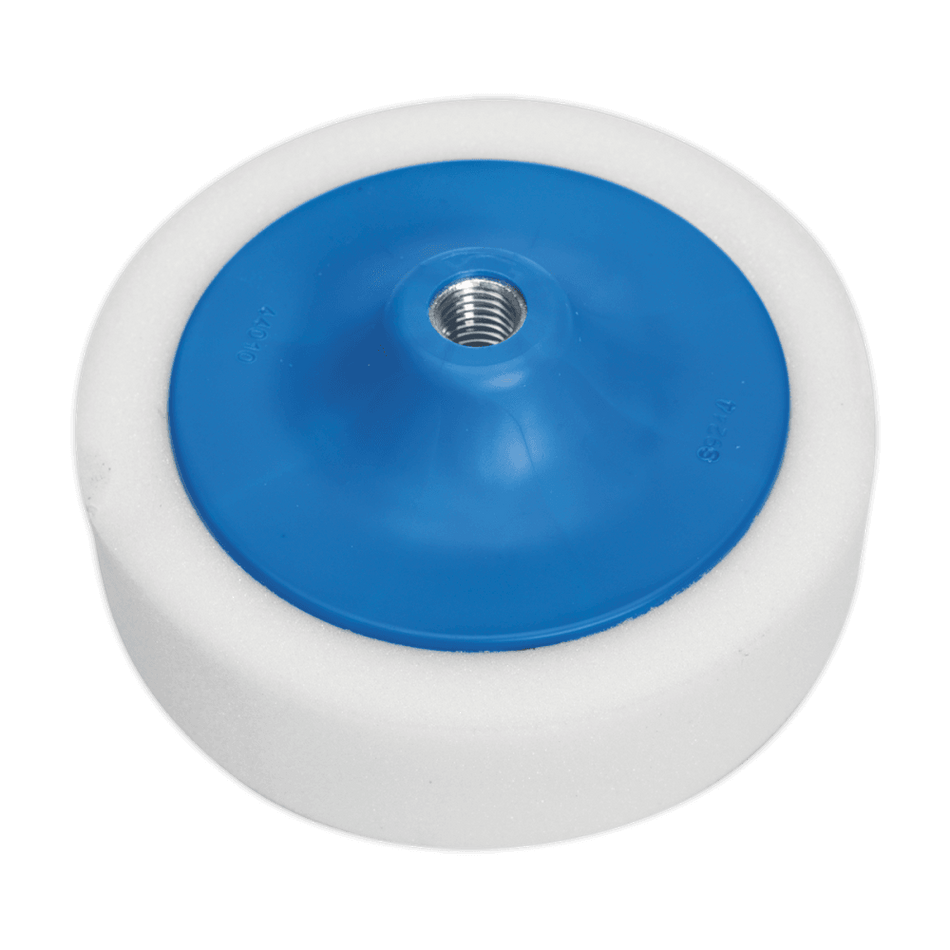 Sealey Buffing & Polishing Foam Head 150 x 50mm 5/8"UNC White/Dense Model No-PTC/CH/5/8-W